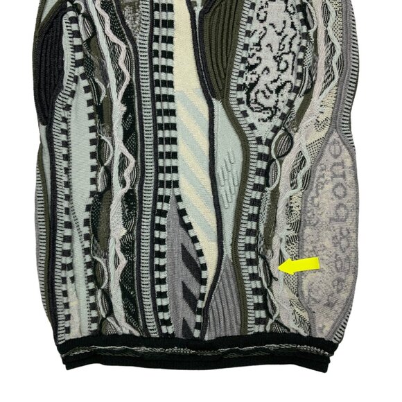 COOGI X Rag & Bone Merino Wool Skirt XXS 2XS Flynt Green 3D Knit Straight Fit - Picture 8 of 12